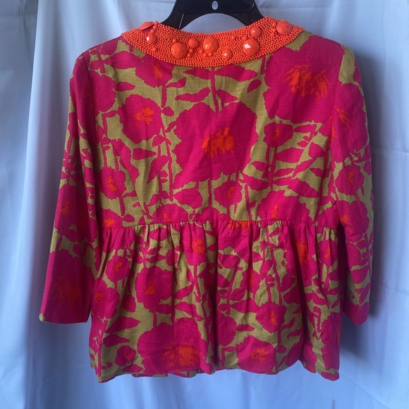 Nanette lepore pink cropped jacket - Picture 5 of 7